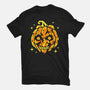 Moon Pumpkin-Womens-Fitted-Tee-GoblinTengu