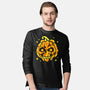 Moon Pumpkin-Mens-Long Sleeved-Tee-GoblinTengu