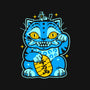 Blue Lucky Tiger-Mens-Heavyweight-Tee-GoblinTengu