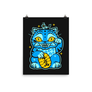 Blue Lucky Tiger