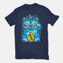 Blue Lucky Tiger-Mens-Heavyweight-Tee-GoblinTengu