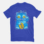 Blue Lucky Tiger-Mens-Heavyweight-Tee-GoblinTengu