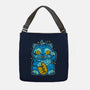 Blue Lucky Tiger-None-Adjustable Tote-Bag-GoblinTengu