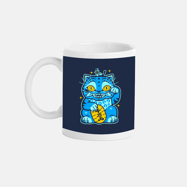 Blue Lucky Tiger-None-Mug-Drinkware-GoblinTengu