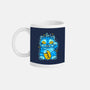 Blue Lucky Tiger-None-Mug-Drinkware-GoblinTengu
