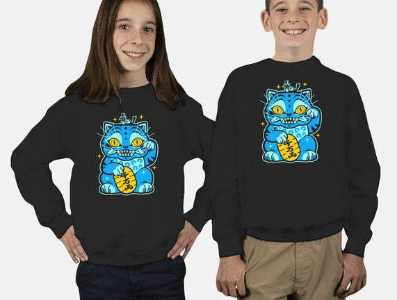 Blue Lucky Tiger