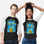 Blue Lucky Tiger-Unisex-Baseball-Tee-GoblinTengu