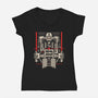 Revenge Of The Muertos-Womens-V-Neck-Tee-BadBox