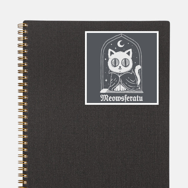 Nosferatu Cat-None-Glossy-Sticker-dfonseca