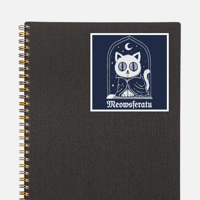 Nosferatu Cat-None-Glossy-Sticker-dfonseca