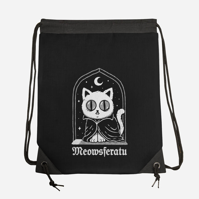 Nosferatu Cat-None-Drawstring-Bag-dfonseca