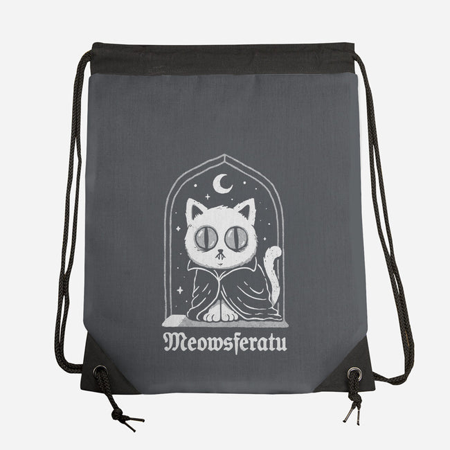 Nosferatu Cat-None-Drawstring-Bag-dfonseca