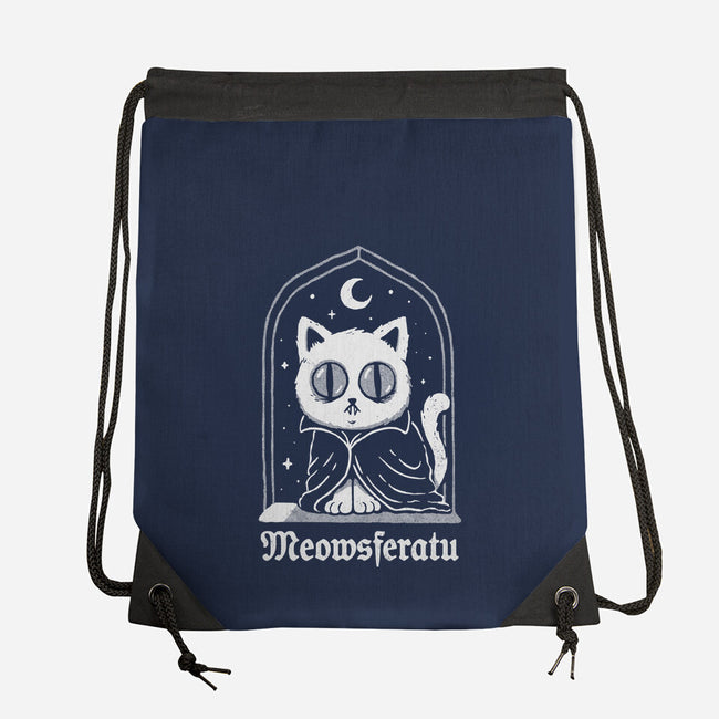 Nosferatu Cat-None-Drawstring-Bag-dfonseca