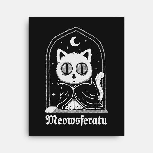 Nosferatu Cat-None-Stretched-Canvas-dfonseca