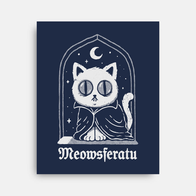 Nosferatu Cat-None-Stretched-Canvas-dfonseca