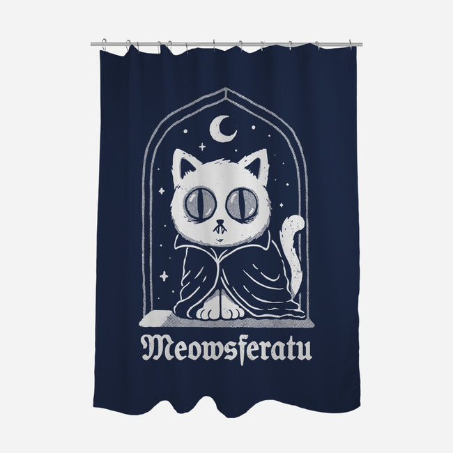 Nosferatu Cat-None-Polyester-Shower Curtain-dfonseca