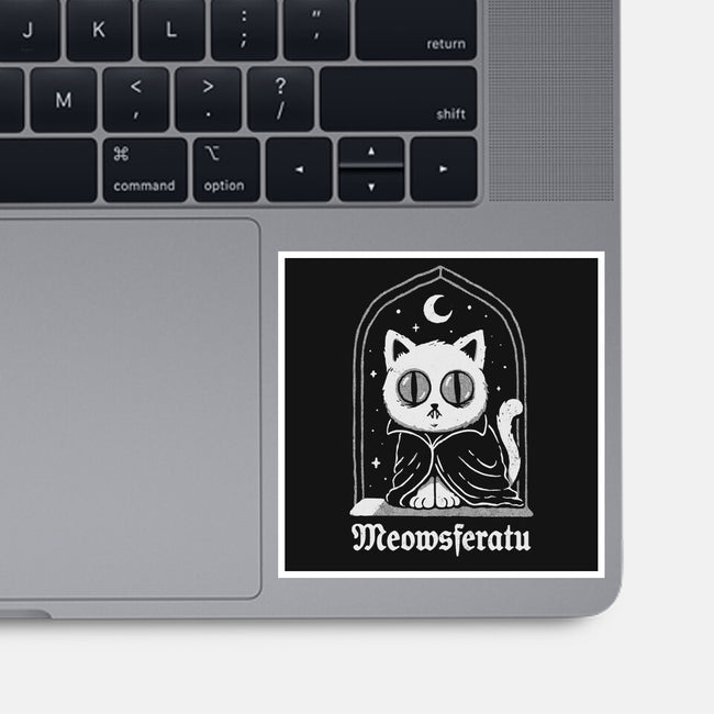 Nosferatu Cat-None-Glossy-Sticker-dfonseca