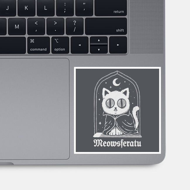 Nosferatu Cat-None-Glossy-Sticker-dfonseca