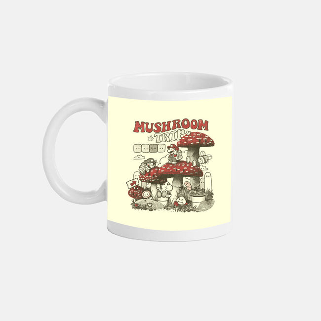 Mushroom Trip-None-Mug-Drinkware-Arigatees