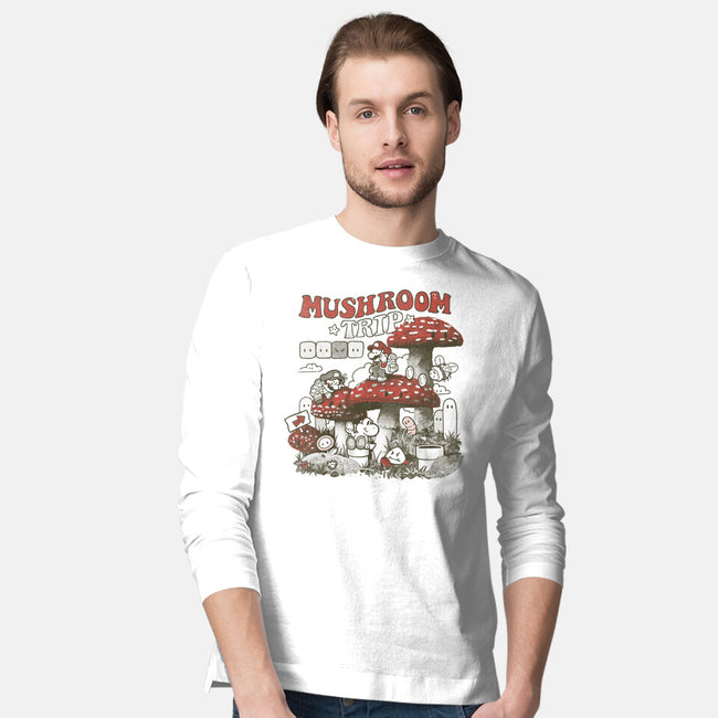 Mushroom Trip-Mens-Long Sleeved-Tee-Arigatees