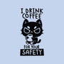 I Drink Coffee For Your Safety-None-Basic Tote-Bag-koalastudio