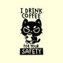 I Drink Coffee For Your Safety-None-Basic Tote-Bag-koalastudio