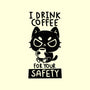 I Drink Coffee For Your Safety-None-Adjustable Tote-Bag-koalastudio