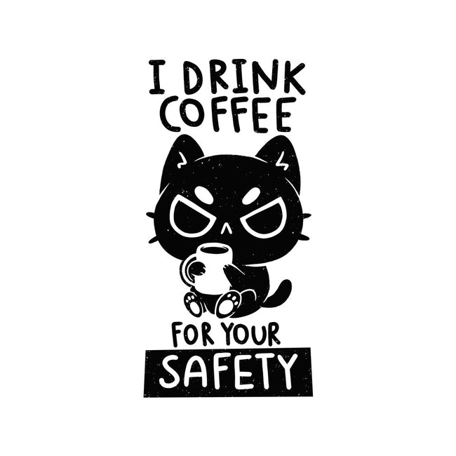 I Drink Coffee For Your Safety-Unisex-Kitchen-Apron-koalastudio