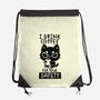 I Drink Coffee For Your Safety-None-Drawstring-Bag-koalastudio