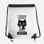 I Drink Coffee For Your Safety-None-Drawstring-Bag-koalastudio