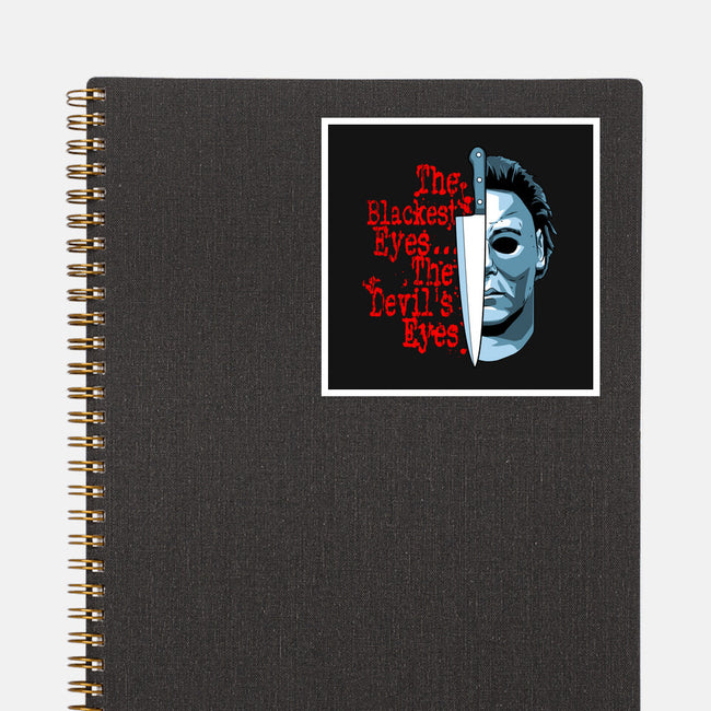 The Devil's Eyes-None-Glossy-Sticker-goodidearyan