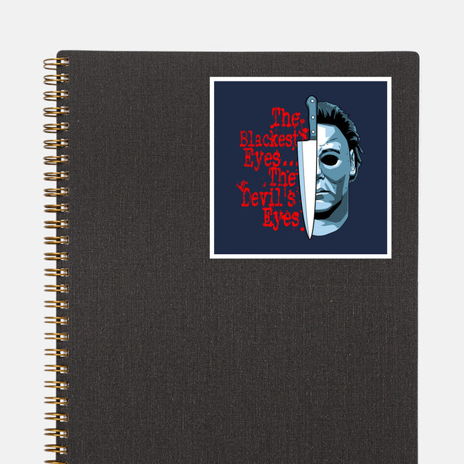 The Devil's Eyes-None-Glossy-Sticker-goodidearyan