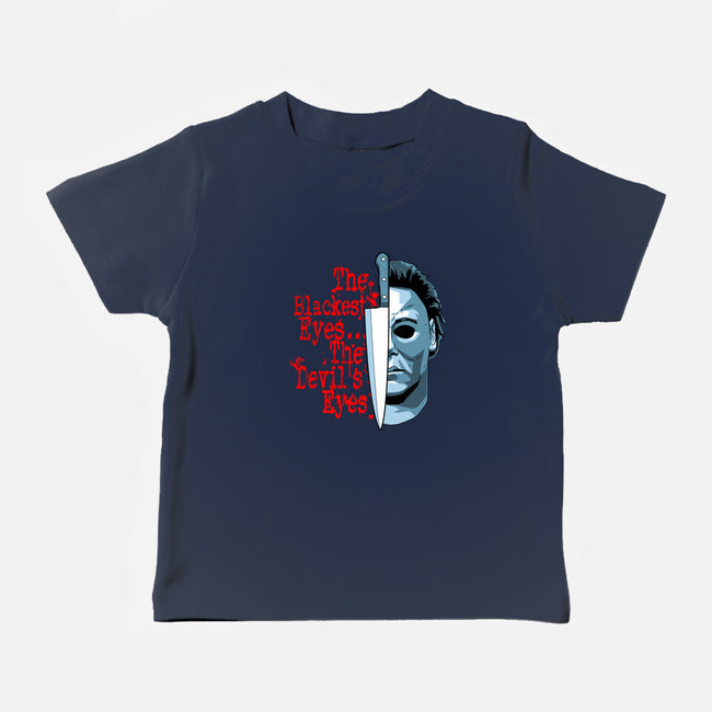 The Devil's Eyes-Baby-Basic-Tee-goodidearyan