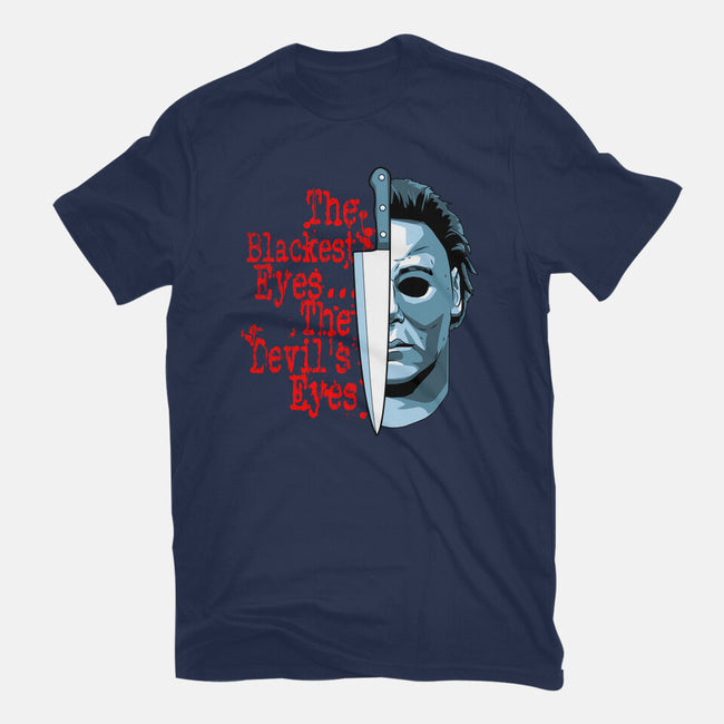The Devil's Eyes-Womens-Fitted-Tee-goodidearyan