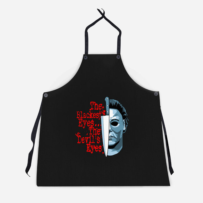 The Devil's Eyes-Unisex-Kitchen-Apron-goodidearyan
