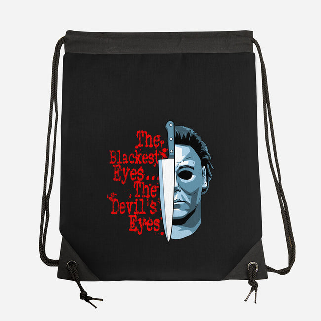 The Devil's Eyes-None-Drawstring-Bag-goodidearyan