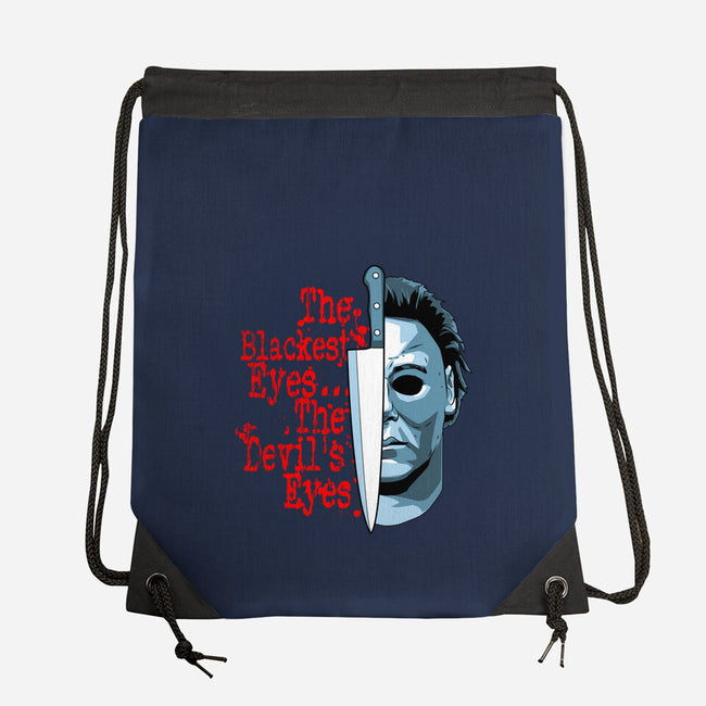 The Devil's Eyes-None-Drawstring-Bag-goodidearyan