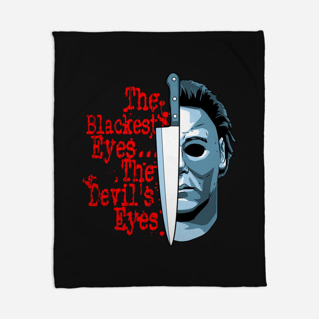 The Devil's Eyes-None-Fleece-Blanket-goodidearyan