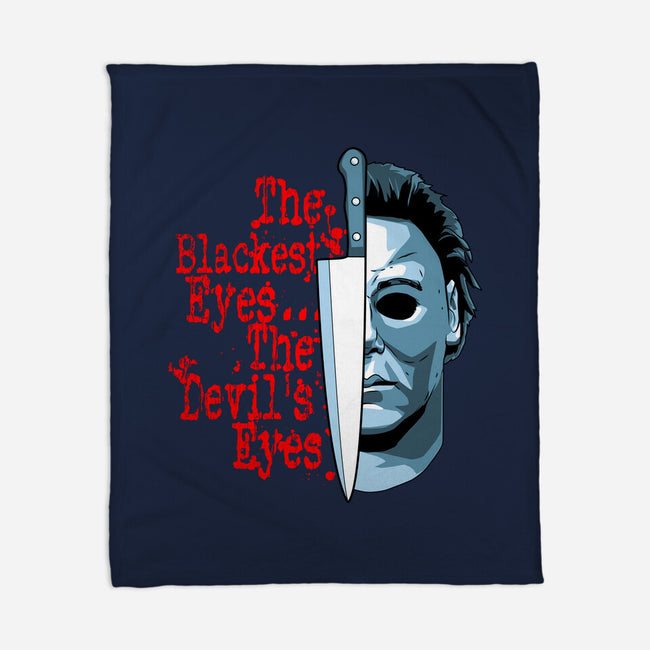 The Devil's Eyes-None-Fleece-Blanket-goodidearyan