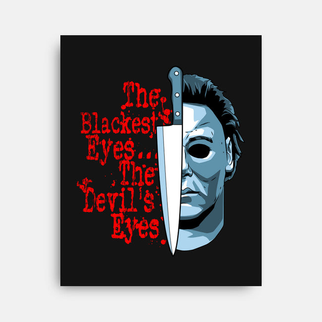 The Devil's Eyes-None-Stretched-Canvas-goodidearyan
