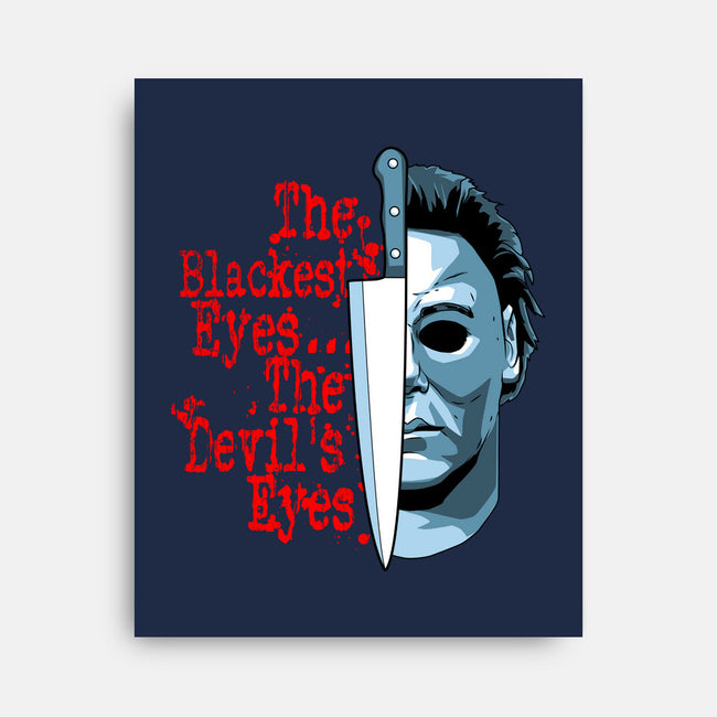 The Devil's Eyes-None-Stretched-Canvas-goodidearyan