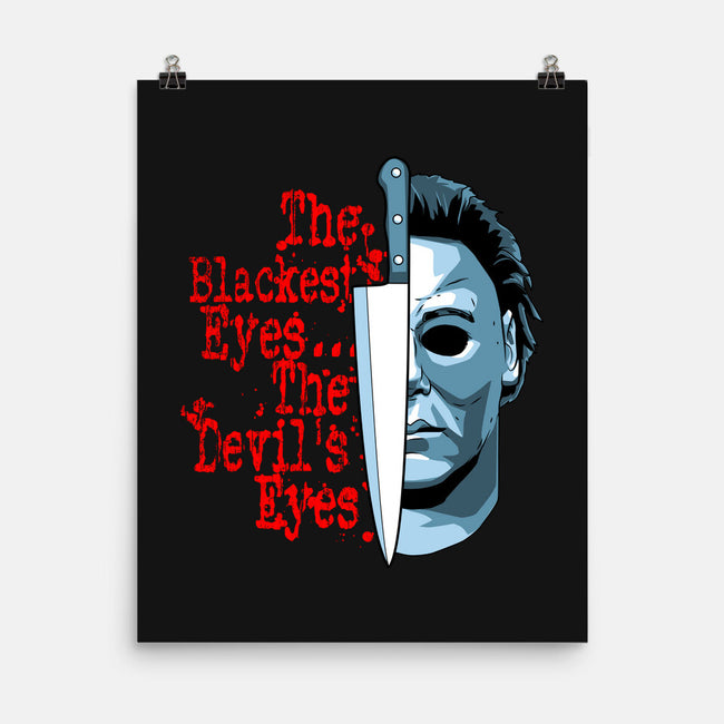 The Devil's Eyes-None-Matte-Poster-goodidearyan
