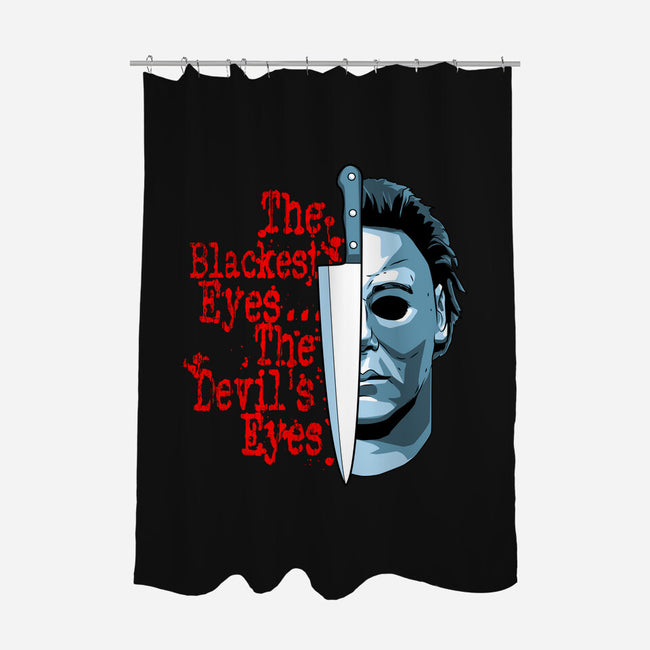 The Devil's Eyes-None-Polyester-Shower Curtain-goodidearyan
