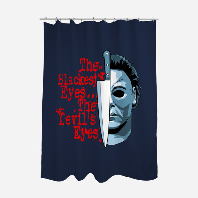 The Devil's Eyes-None-Polyester-Shower Curtain-goodidearyan