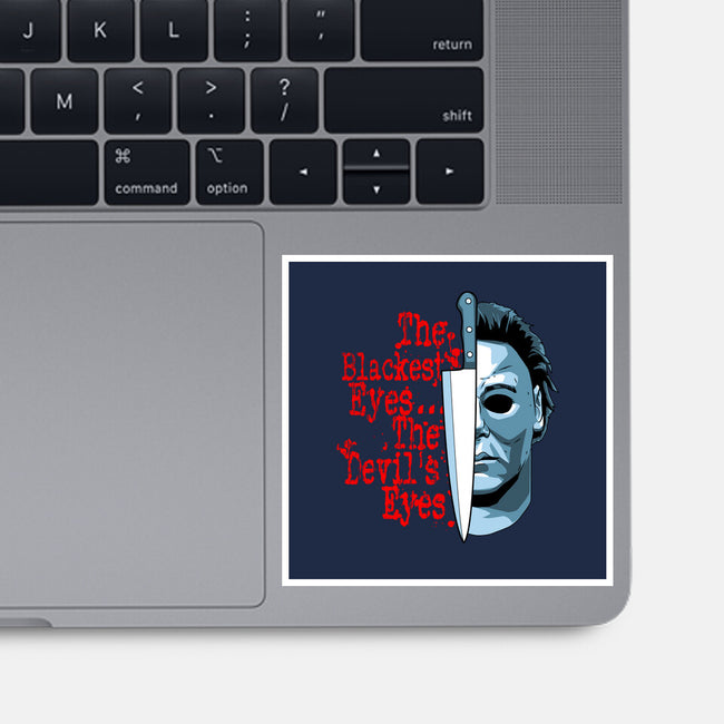 The Devil's Eyes-None-Glossy-Sticker-goodidearyan