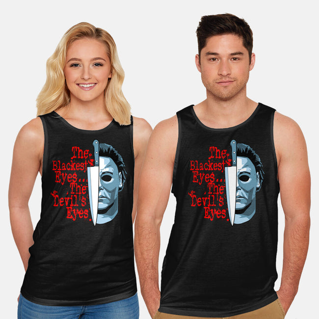 The Devil's Eyes-Unisex-Basic-Tank-goodidearyan