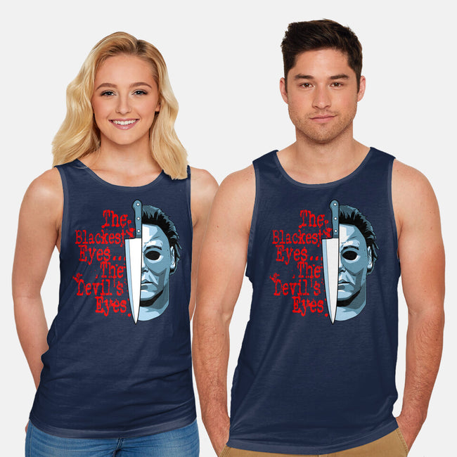 The Devil's Eyes-Unisex-Basic-Tank-goodidearyan