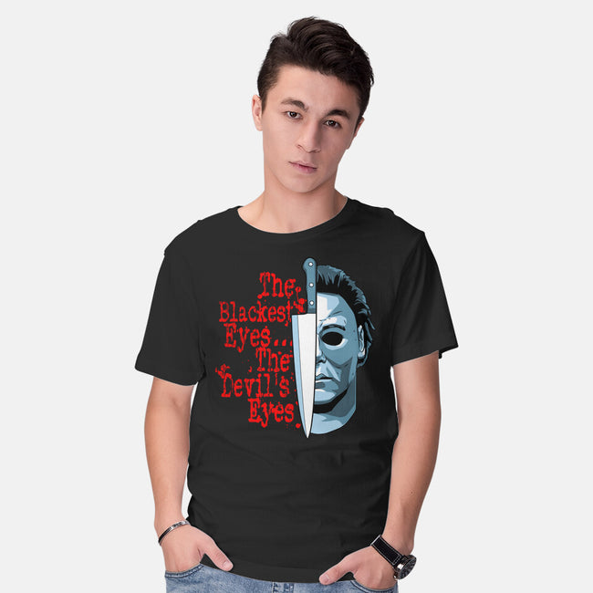 The Devil's Eyes-Mens-Basic-Tee-goodidearyan