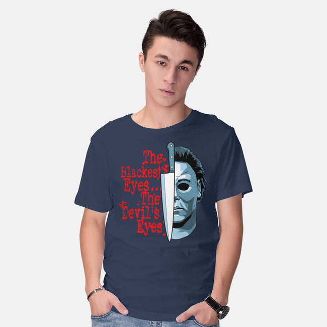 The Devil's Eyes-Mens-Basic-Tee-goodidearyan