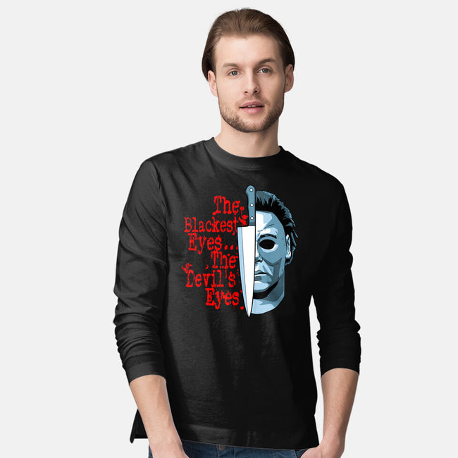 The Devil's Eyes-Mens-Long Sleeved-Tee-goodidearyan